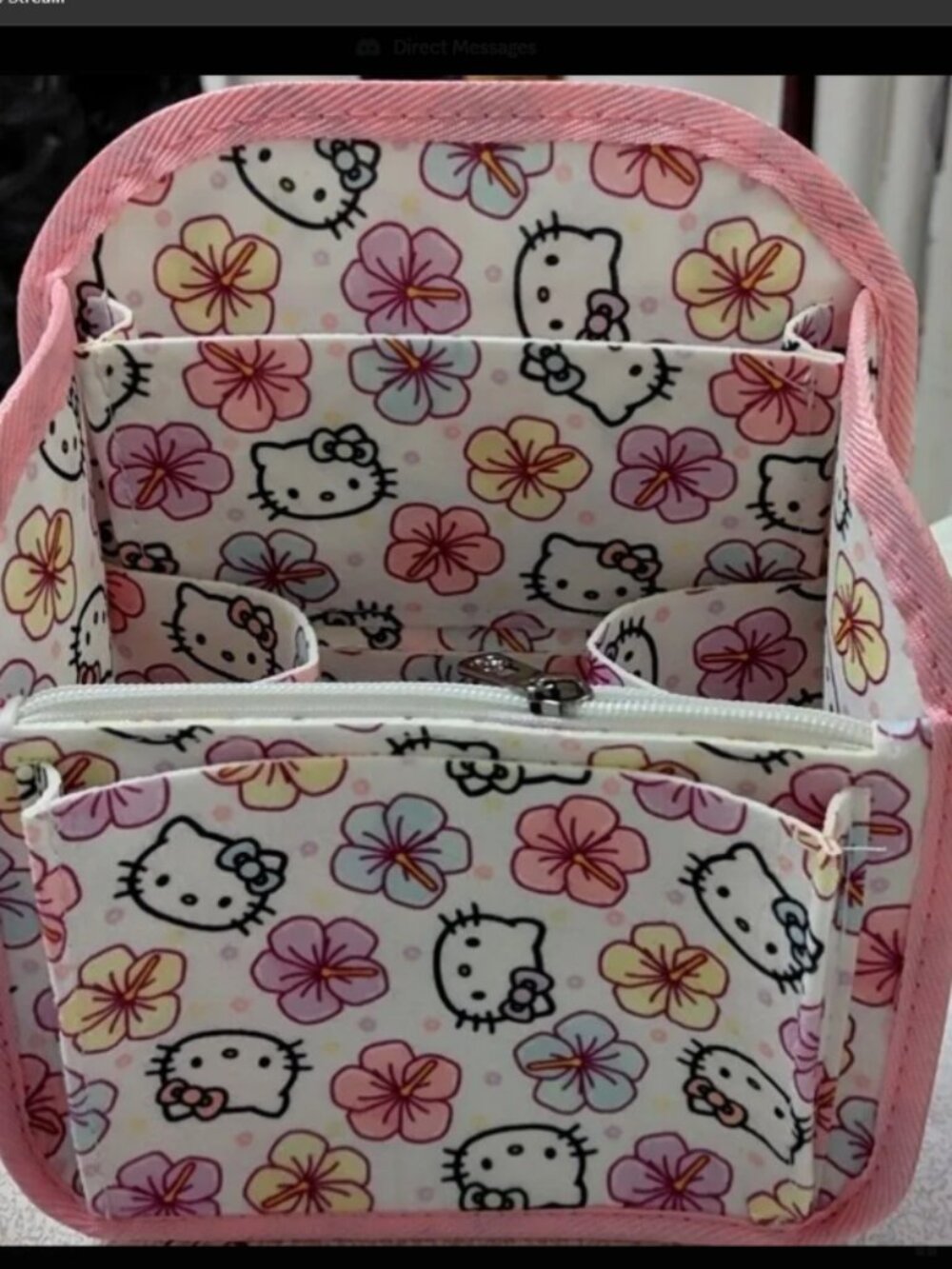Loungefly Hello Kitty Flowers Pink Backpack Organizer